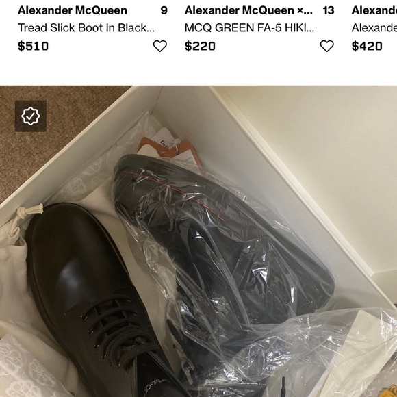 Alexander McQueen Combat boots - Picture 10 of 10